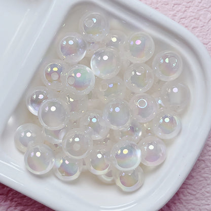 16mm UV Jelly Cat Eye Round beads